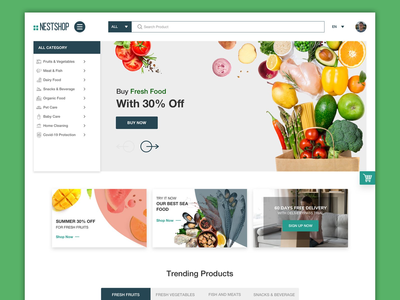 NestShop 电子商务网站(NestShop E-Commerce Website)