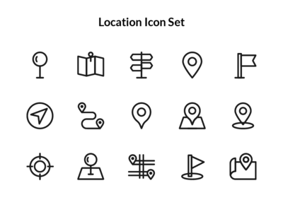 位置图标包(Location Icon Pack)