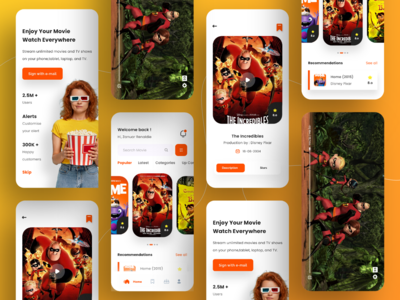 Netflix 电影应用程序设计(Netflix Movie Apps Design)