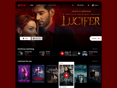 Netflix 重新设计概念(Netflix Redesign Concept)