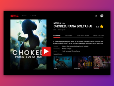 Netflix 电影详情(Netflix Film Details)