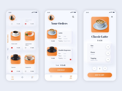 Neumorph 应用程序用户界面(Neumorph App UI)