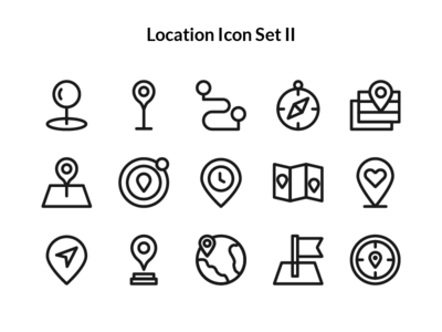 位置图标包 II(Location Icon Pack II)