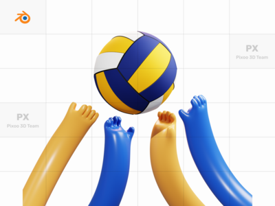 Lomba - 3D 奥运套装 / 排球(Lomba - 3D Olympic Set / Volley Ball)
