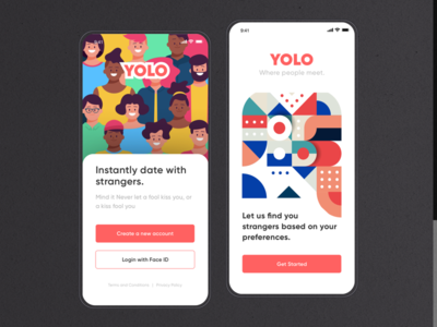 UI设计：约会应用（YOLO）(UI Design: Dating App (YOLO))