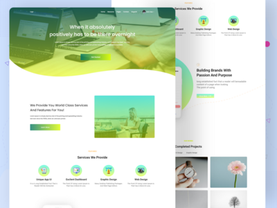 数字代理网站模板(Digital Agency Web Template)