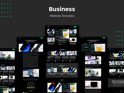 新闻编辑网站模板(News Editorial Website Template)