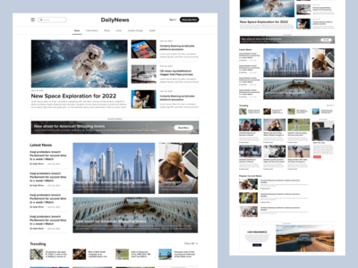 新闻主页改头换面 - XD 挑战(News Homepage Makeover - XD Challenge)