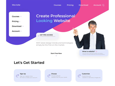 专业网站标题(Professional  Website header)