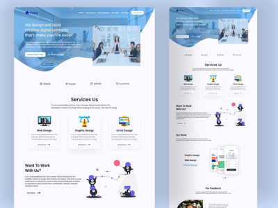 在线代理网站模板(Online Agency Web Templates)