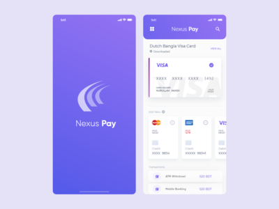 Nexus Pay 应用程序重新设计概念(Nexus Pay App Redesign Concept)