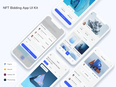 NFT 竞价 App UI 套件(NFT Bidding App UI Kit)
