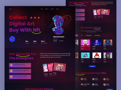nft网站设计(nft website design)