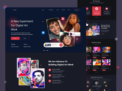 NFT 网站 I NFT 设计 I NFT 登陆页面(NFT website I NFT design I NFT landing page)