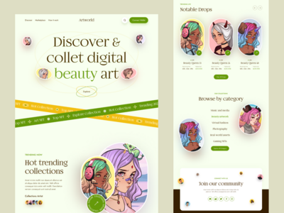 NFT 登陆页面(NFT landing page)