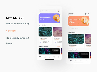 NFT Market App概念V1.0(NFT Market App Concept V1.0)