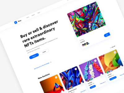 NFT 市场 UI 设计(NFT Marketplace UI Design)