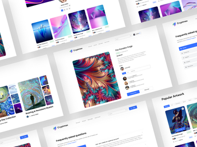 Cryptmax - NFT 登陆页面网站(Cryptmax - NFT Landing Page Website)