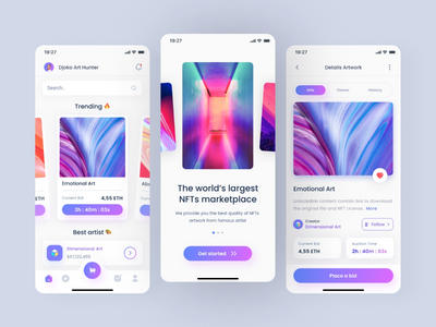 NFT 市场移动应用程序 V.2(NFT Marketplace Mobile App V.2)
