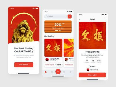NFT Marketplace 移动应用程序 V.1(NFT Marketplace Mobile App V.1)