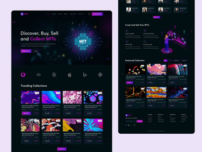 NFT 市场网站设计(NFT Marketplace Website Design)