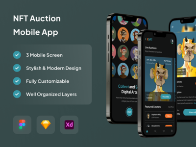 NFT 拍卖移动应用(NFT Auction Mobile App)