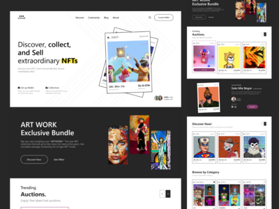 NFT 交易网页(NFT Trading Web Page)