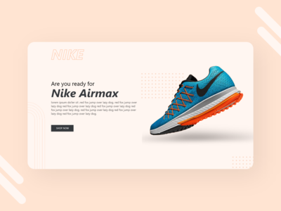 耐克登陆页面(Nike Landing Page)