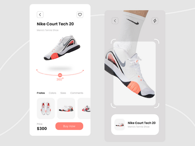 耐克商店应用程序设计(Nike Shop App Design)