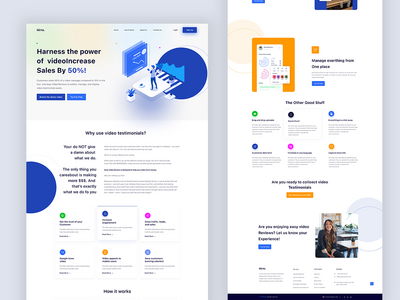 Nitro 软件登陆页面(Nitro Software Landing Page)