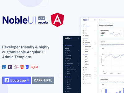NobleUI - Angular 管理模板(NobleUI - Angular Admin Template)