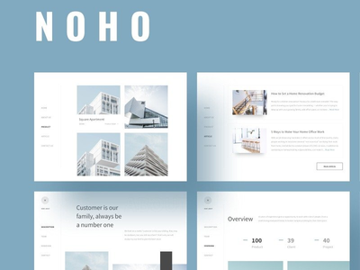 Noho - 房地产网站模板(Noho - Real Estate Website Template)