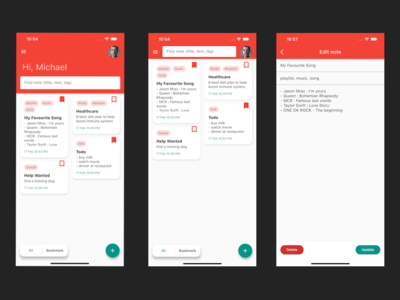 注意 Flutter 应用程序(Note Flutter App)