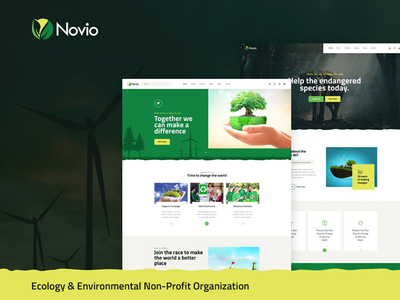 Novio - 生态与环境非营利 PSD(Novio - Eco & Environmental Non-Profit PSD)