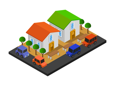 等距房子(isometric house)