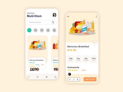 营养界面(Nutrition UI)
