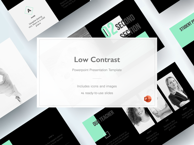 低对比度 - 终极演示模板(Low Contrast - Ultimate Presentation Template)