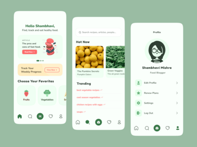 营养食品应用程序(Nutrition Food App)