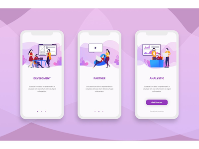 入职屏幕移动应用程序(Onboarding Screens Mobile App)