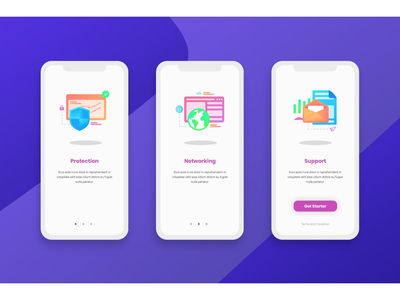 入职屏幕移动应用程序(Onboarding Screens Mobile App)
