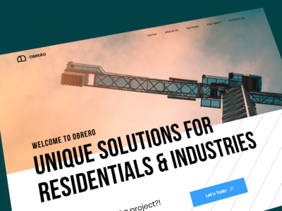 Obrero - 英雄构造器登陆页面(Obrero - Hero Constructor Landing Page)