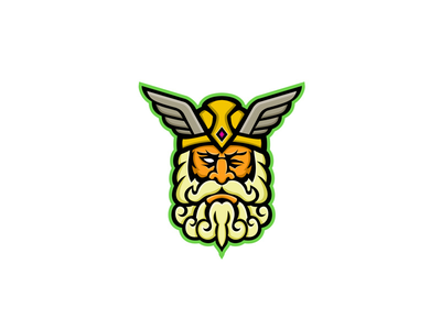 奥丁北欧神吉祥物(Odin Norse God Mascot)