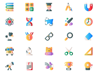 老学校图标集合第 02 部分(Old School icon collection part 02)