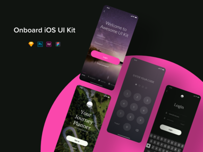 板载 iOS UI 工具包(Onboard iOS UI Kit)