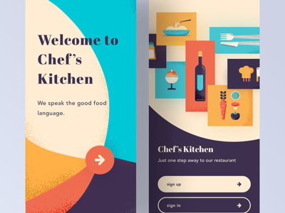 UI 设计 - 厨师的厨房“我们说好 foo(UI Design - Chef’s Kitchen “ we speak the good foo)