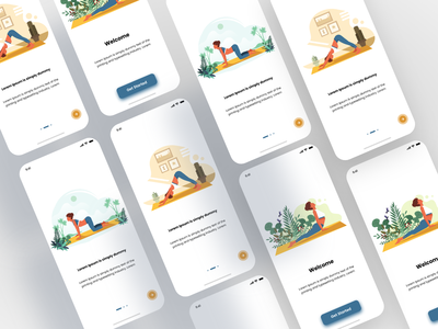 瑜伽入门屏幕(Yoga Onboarding Screen)