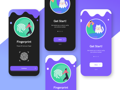入职（深色和浅色模式）(Onboarding (dark & light mode))