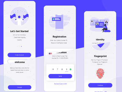 入职界面界面(onboarding screens UI)