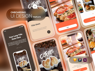 入职 UI 设计模板(Onboarding UI Designs Template)