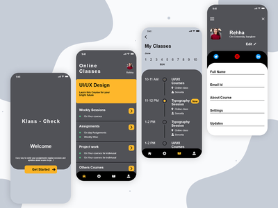 在线课堂用户界面(Online Class UI)